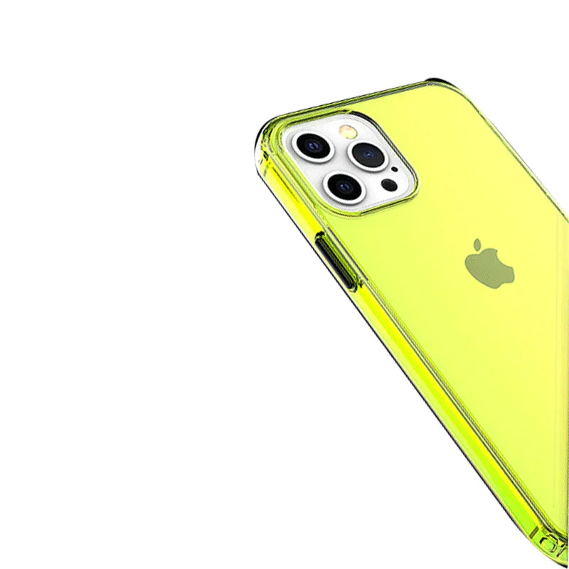 Araree Duple Case For iPhone 12 & 12 Pro - Neon Yellow - Tashqila Araree Duple Case For iPhone 12 & 12 Pro - Neon Yellow - Tashqila